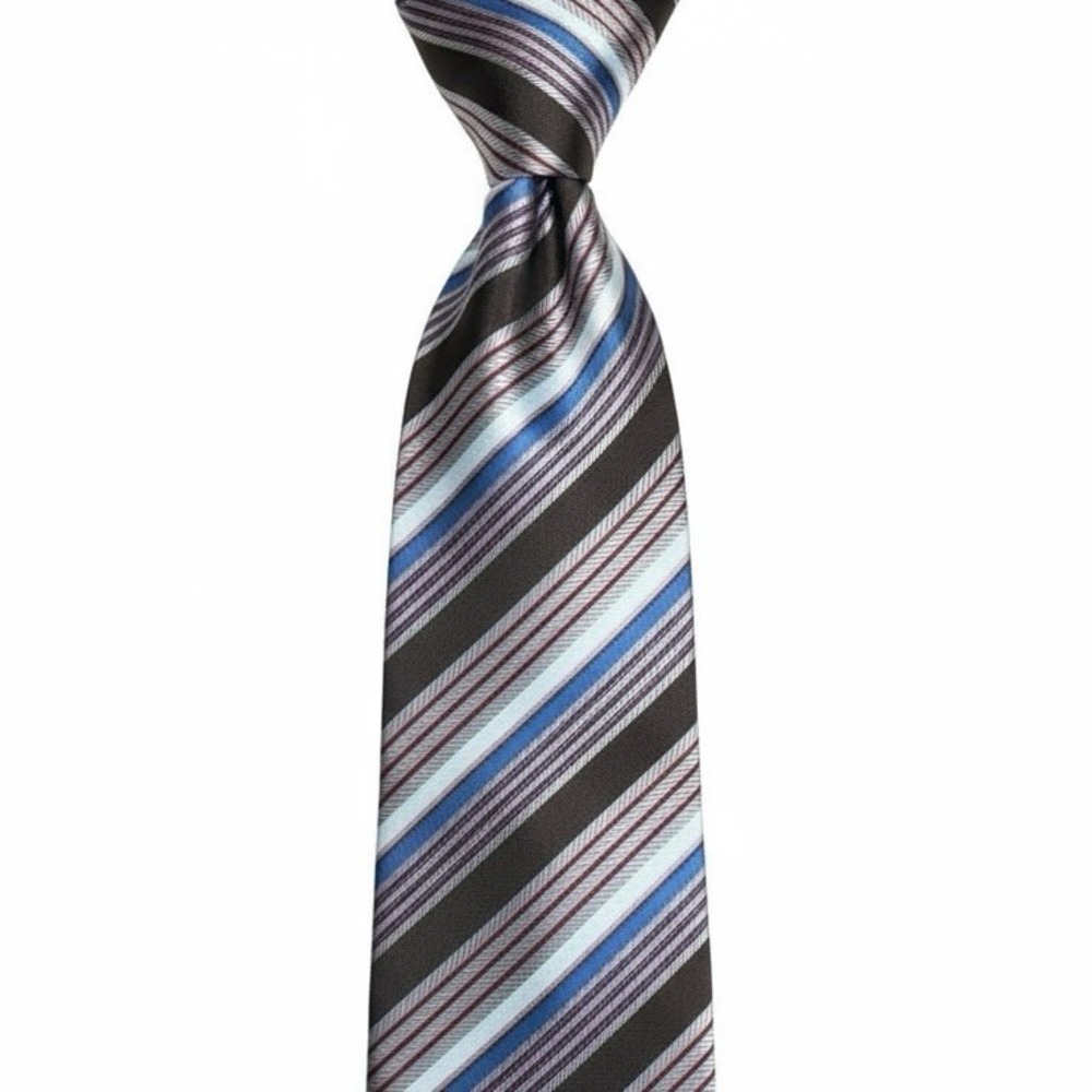 Umo Lorenzo‎ Tie Multicolor Striped L: 58" W: 3.75"